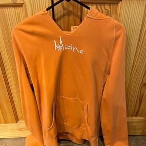 cute orange maine sweatshirt